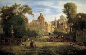 De collegiale kerk van Guadalupe